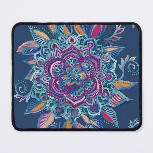 Item preview, Deep Summer - Watercolor Floral Medallion designed and sold by micklyn.