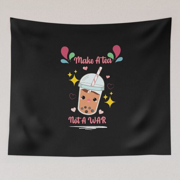 Item preview, Make a tea not a war - Tea Bag design - British wartime tea sayings designed and sold by Rainbow Designs.
