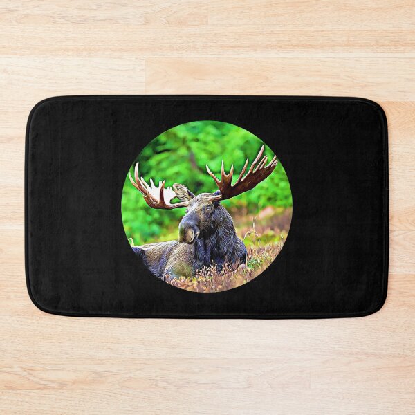 Item preview, Moose Portrait designed and sold by RevolutionInPaint.