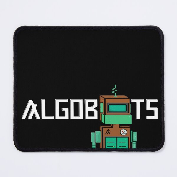 Item preview, Algobots, feat. Algobot 59 white logo designed and sold by AlgobotFanClub.