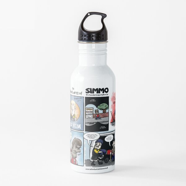 Bag Him - The Adventures of Simmo Comic Strip Water Bottle