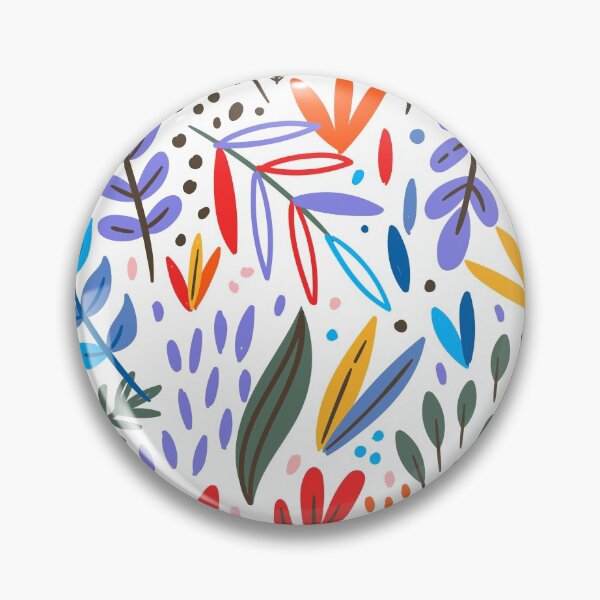 Item preview, Colorful Tropical Vibe Leafy Pattern designed and sold by urban-color.
