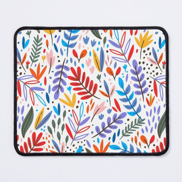 Item preview, Colorful Tropical Vibe Leafy Pattern designed and sold by urban-color.
