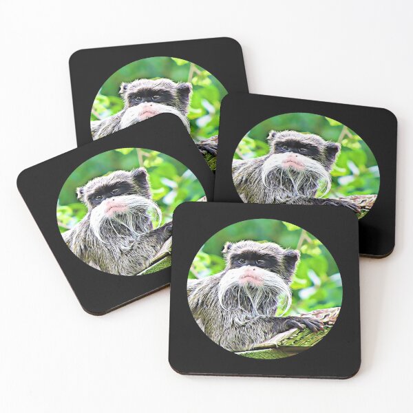 Item preview, Emperor Tamarin Portrait designed and sold by RevolutionInPaint.