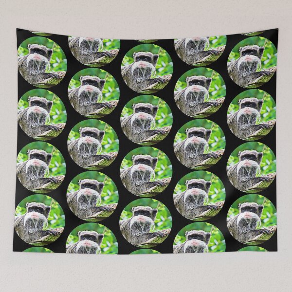 Item preview, Emperor Tamarin Portrait designed and sold by RevolutionInPaint.