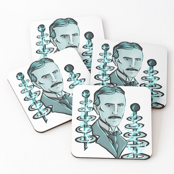 Item preview, Nikola Tesla portrait designed and sold by Matt Corrigan.