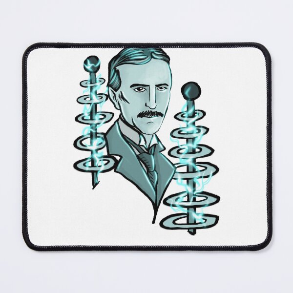 Item preview, Nikola Tesla portrait designed and sold by Matt Corrigan.