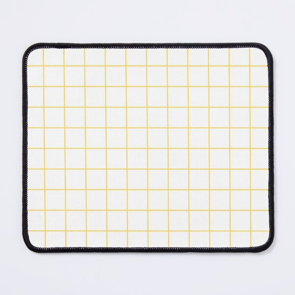 Item preview, Mustard Yellow Grid On White designed and sold by rewstudio.