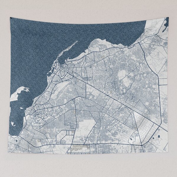 Item preview, Luanda City Map of Angola - Coastal designed and sold by deMAP.