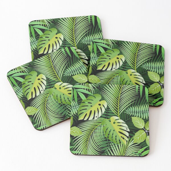Item preview, Hawaiian Tropical Vibe Leafy Pattern designed and sold by urban-color.
