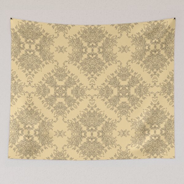 Item preview, Retro-Vintage Abstract Leaves Mandala designed and sold by jeanyun48.