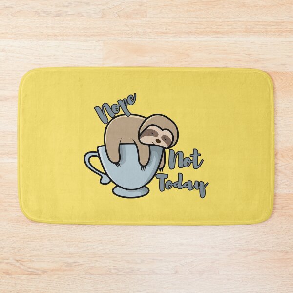 Item preview, Nope Not Today - Cute Sloth Sleeping In A Big Tea Cup designed and sold by yoshra.