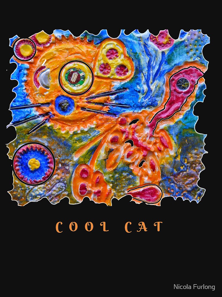 STEAMPUNK ART - COOL CAT by nicolafurlong