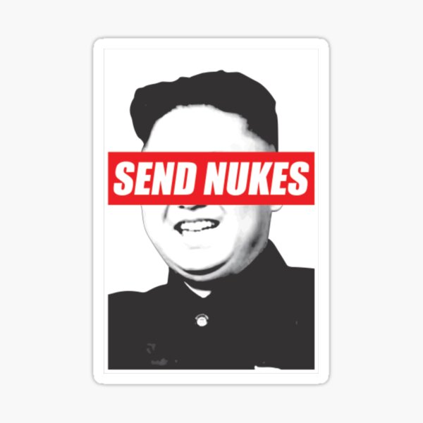 Kim Jong Un schickt Atombomben Sticker