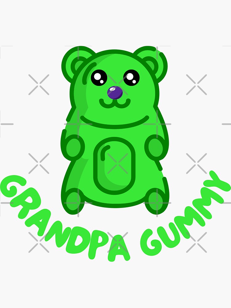 Funny Cute Kids I'm a Gummy Bear Cartoon Gift Sticker for Sale by