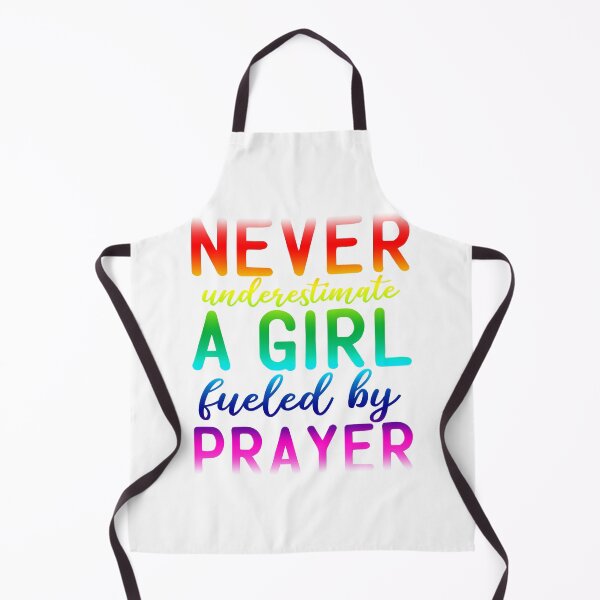 Item preview, Rainbow Never Underestimate A Girl Fueled By Prayer designed and sold by PeachesMommy.