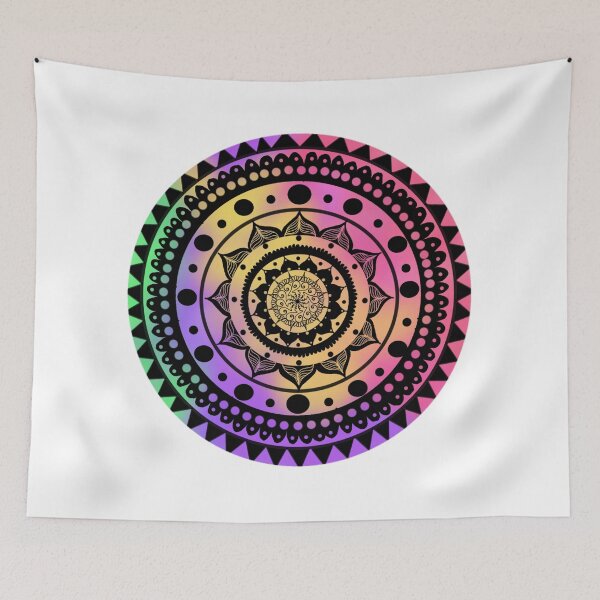 Item preview, COLORFUL MANDALA ART designed and sold by barasha1111.