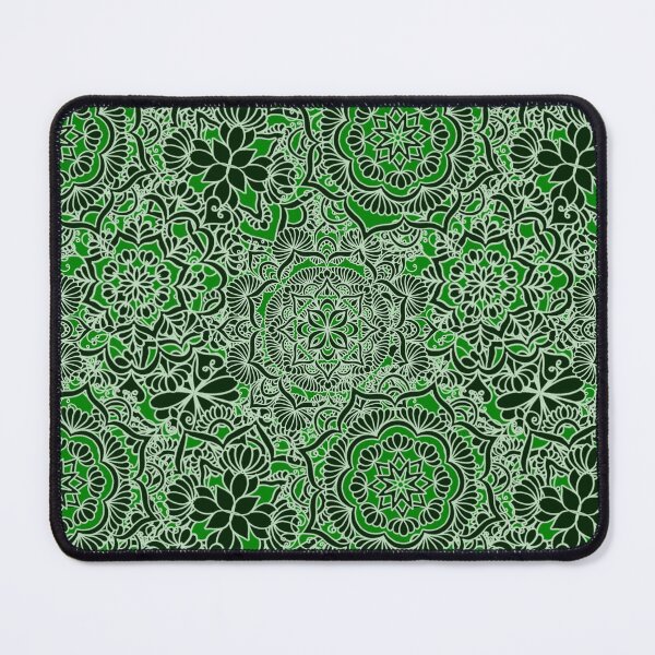 Item preview, Office Green Happy Mandalas designed and sold by Elvira Draat.