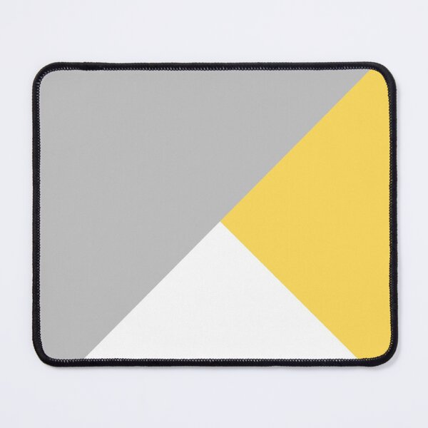 Item preview, Tricolor Silver Gray Mustard Yellow And White II designed and sold by rewstudio.