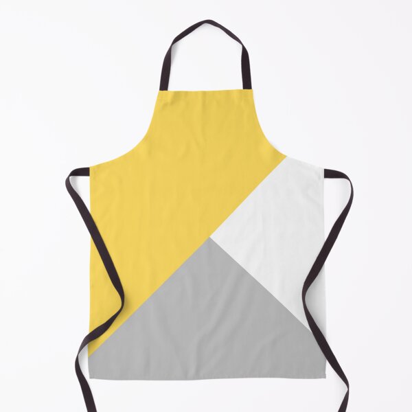 Item preview, Tricolor Silver Gray Mustard Yellow And White III designed and sold by rewstudio.