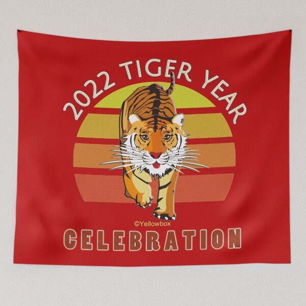 Item preview, 2022 Tiger Year Celebration - Yellowbox ink painting designed and sold by twyellowbox.