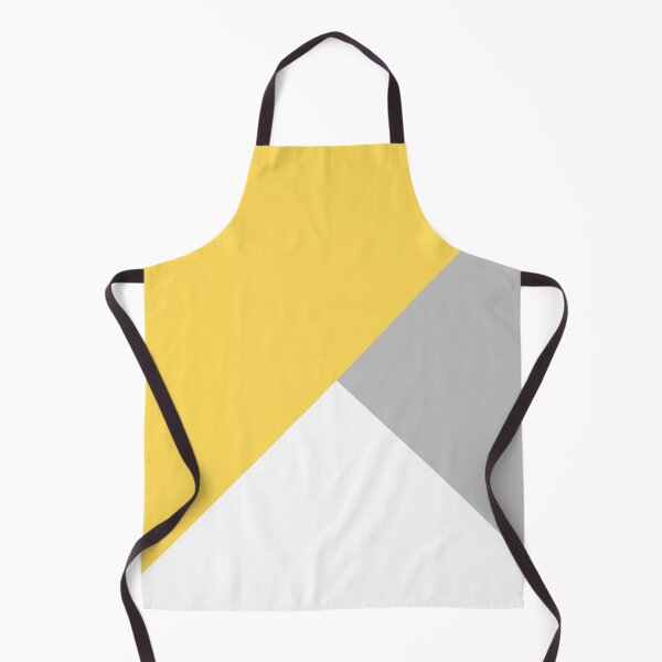 Item preview, Tricolor Silver Gray Mustard Yellow And White IV designed and sold by rewstudio.