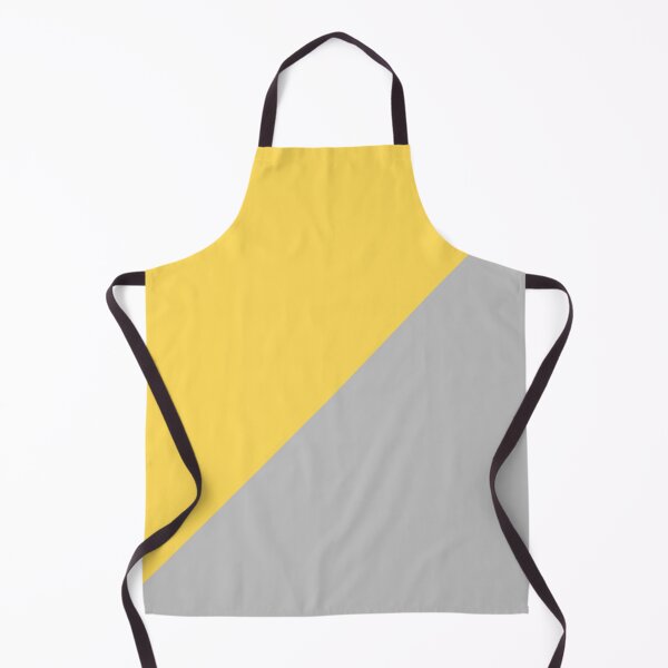 Item preview, Diagonal Mustard Yellow And Silver Gray designed and sold by rewstudio.