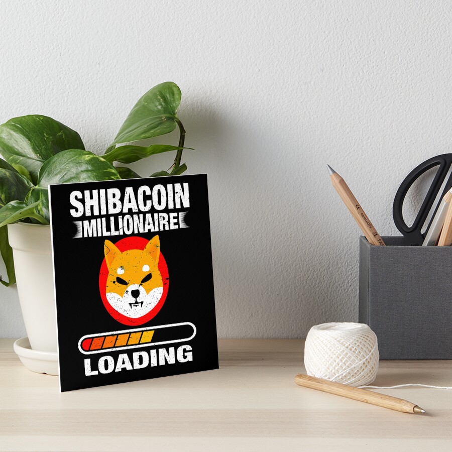 " Shiba Coin The Millionaire Loading Token Coin Shiba Inu SHIB " Art
