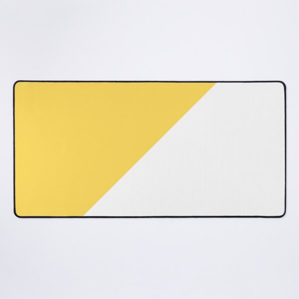 Item preview, Diagonal Mustard Yellow And White designed and sold by rewstudio.