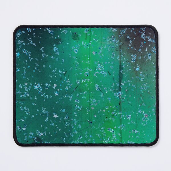 Item preview, Green Watercolor With Blue Confetti  designed and sold by Designs By YL.