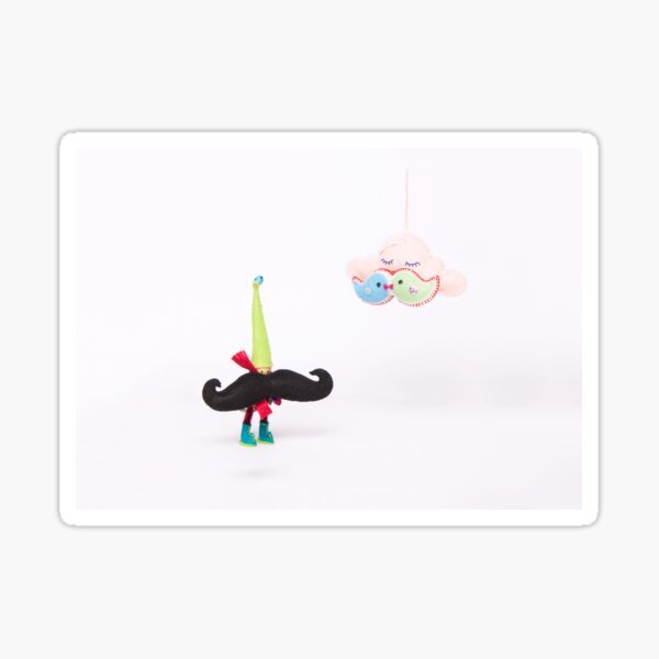 I moustache you a question but I'll shave it for later Sticker
