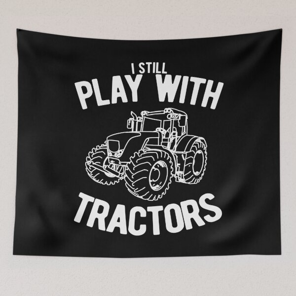 Item preview, I Still Play With Tractors - Tractor Line Art designed and sold by onicon.