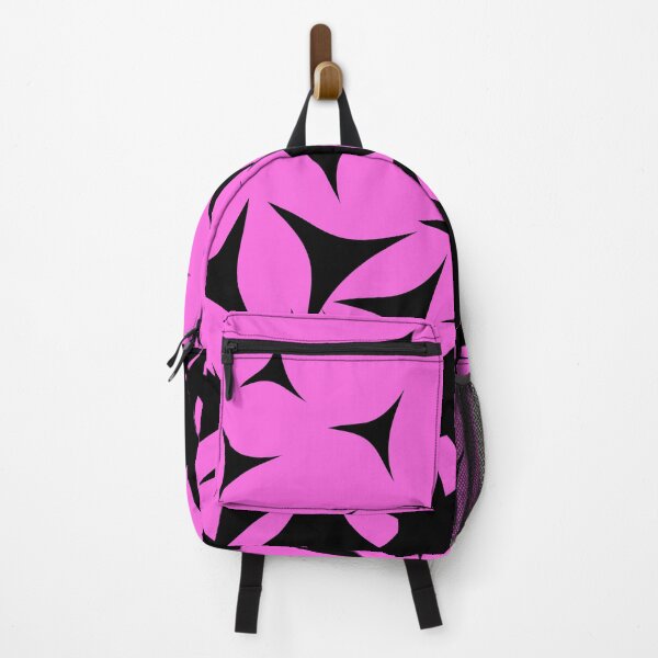 Item preview, Copy of Pinched black triangles stacked - pink designed and sold by Anteia.