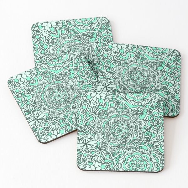 Item preview, Menthol Happy Mandalas designed and sold by Elvira Draat.