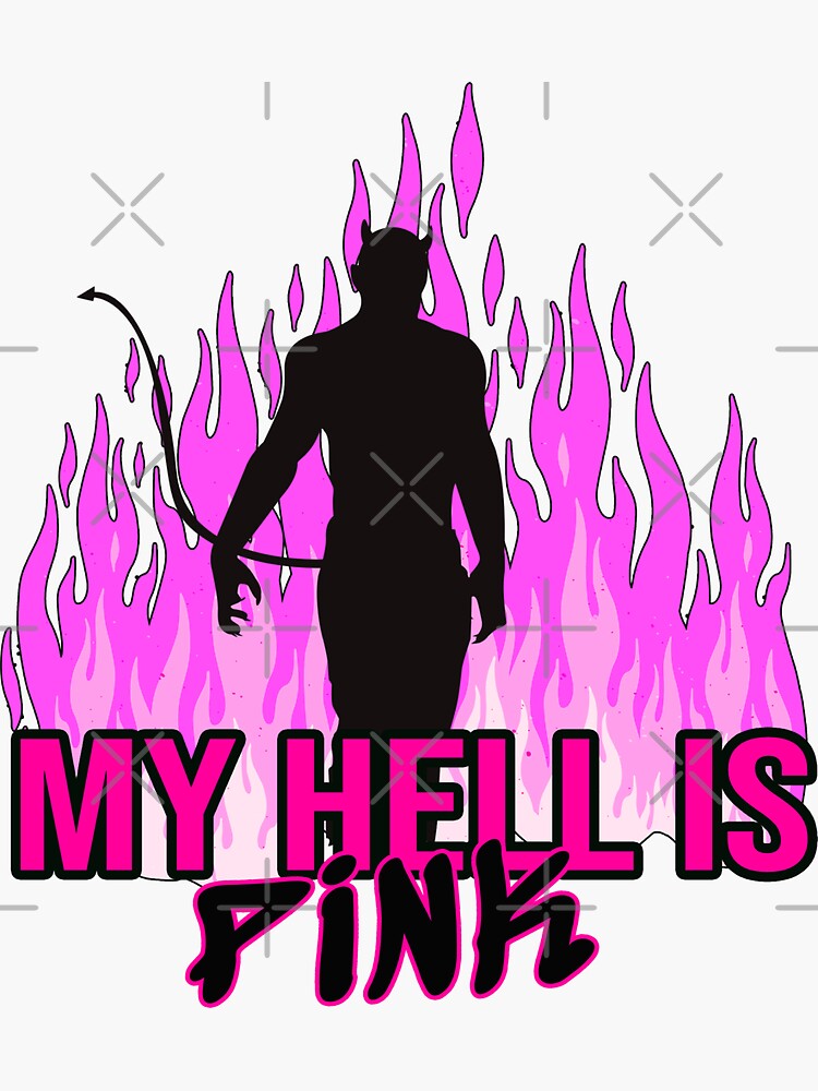 Thumbnail 3 von 3, Sticker, My Hell is pink designt und verkauft von Kobeko.