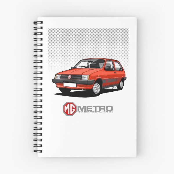 Item preview, MG Metro - single Illustration - Red designed and sold by RJWautographics.