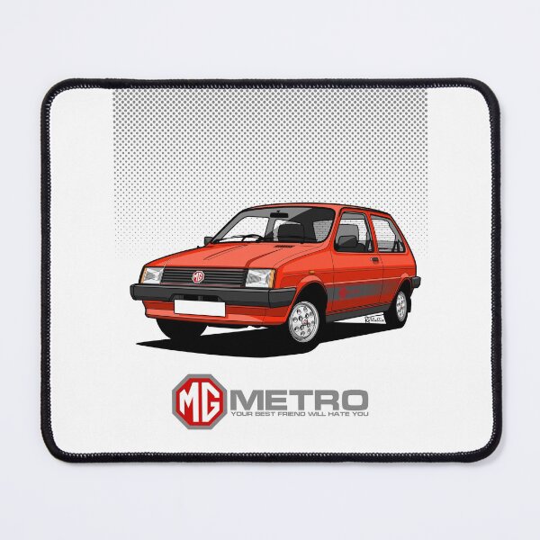 Item preview, MG Metro - single Illustration - Red designed and sold by RJWautographics.