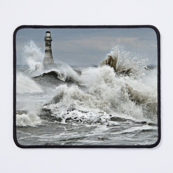 Item preview, The Angry Sea - Roker Pier Sunderland designed and sold by MoragBates.