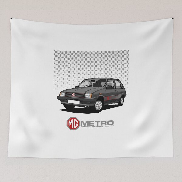 Item preview, MG Metro - single Illustration - Black designed and sold by RJWautographics.