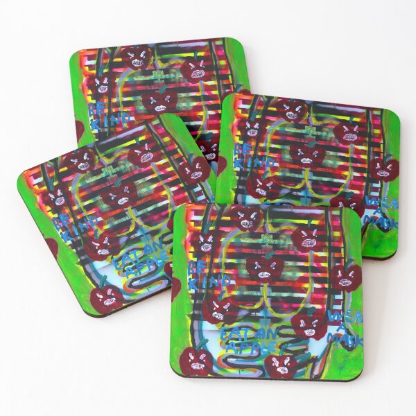 Item preview, Be Kind, Eat an Apple, Wear a Mask designed and sold by Beth Wittenberg.