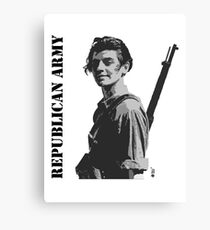 Republican Army Canvas Print