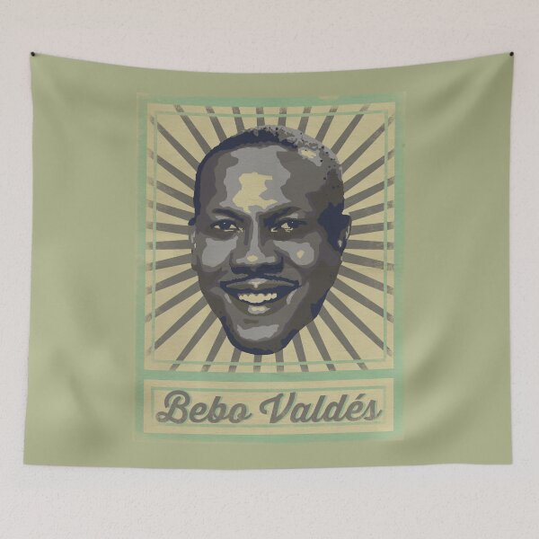 Item preview, Bebo Valdés Poster designed and sold by TropicalHuman.