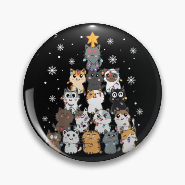 Item preview, Cute Merry Catmas Tree Lights Christmas Funny Cat designed and sold by Design99Hill.