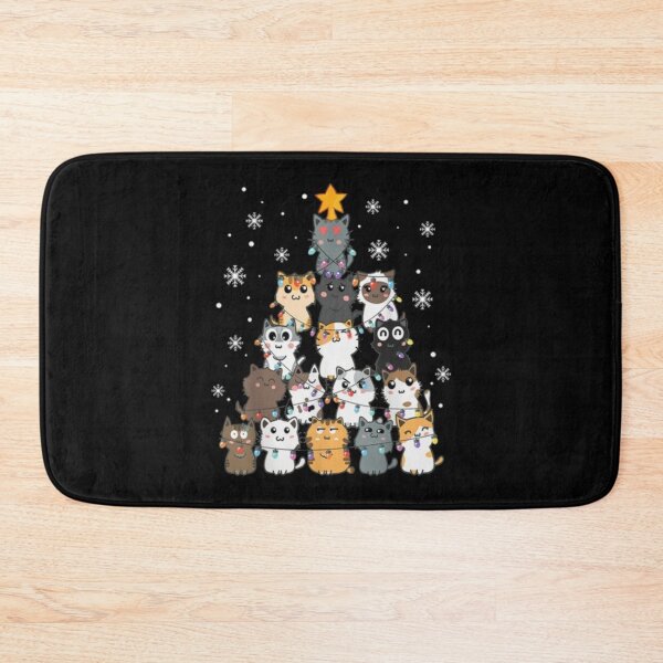 Item preview, Cute Merry Catmas Tree Lights Christmas Funny Cat designed and sold by Design99Hill.
