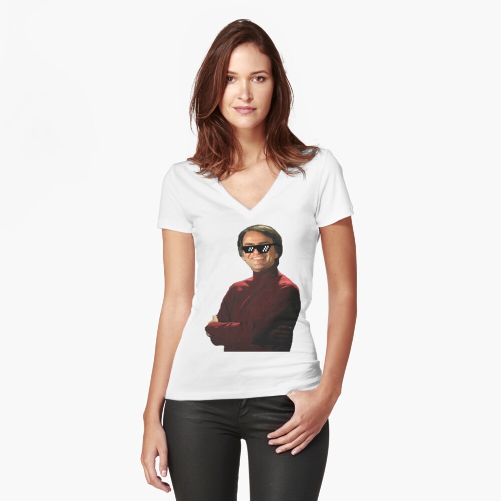 Artikel-Vorschau von Tailliertes T-Shirt mit V-Ausschnitt, designt und verkauft von ClaireStag.