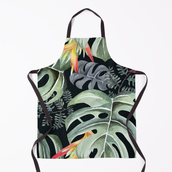 Item preview, Watercolor Tropical Vibe Leafy Pattern designed and sold by urban-color.