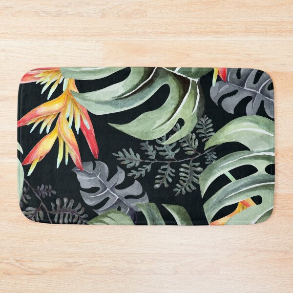 Item preview, Watercolor Tropical Vibe Leafy Pattern designed and sold by urban-color.