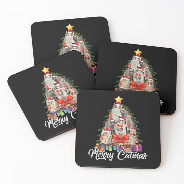 Item preview, Cute Merry Catmas Tree Lights Christmas Funny Cat designed and sold by Design99Hill.