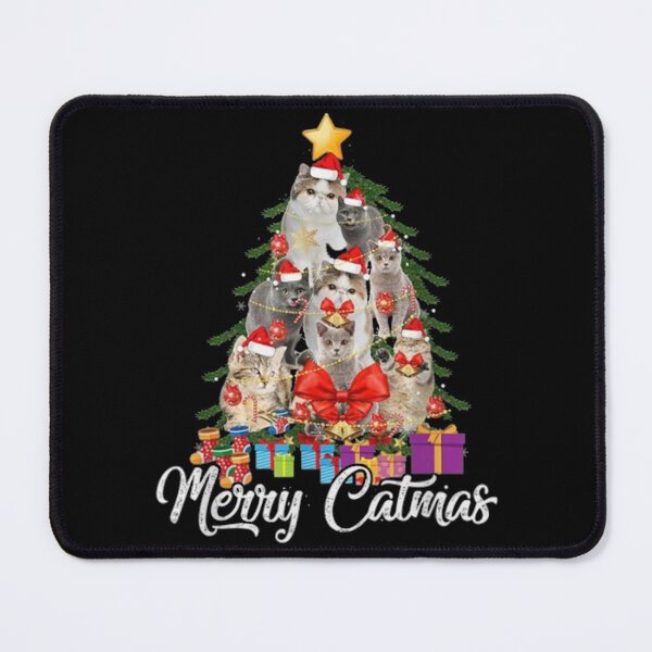 Item preview, Cute Merry Catmas Tree Lights Christmas Funny Cat designed and sold by Design99Hill.