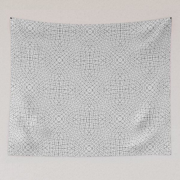 Item preview, Futuristic net pattern designed and sold by warpart.
